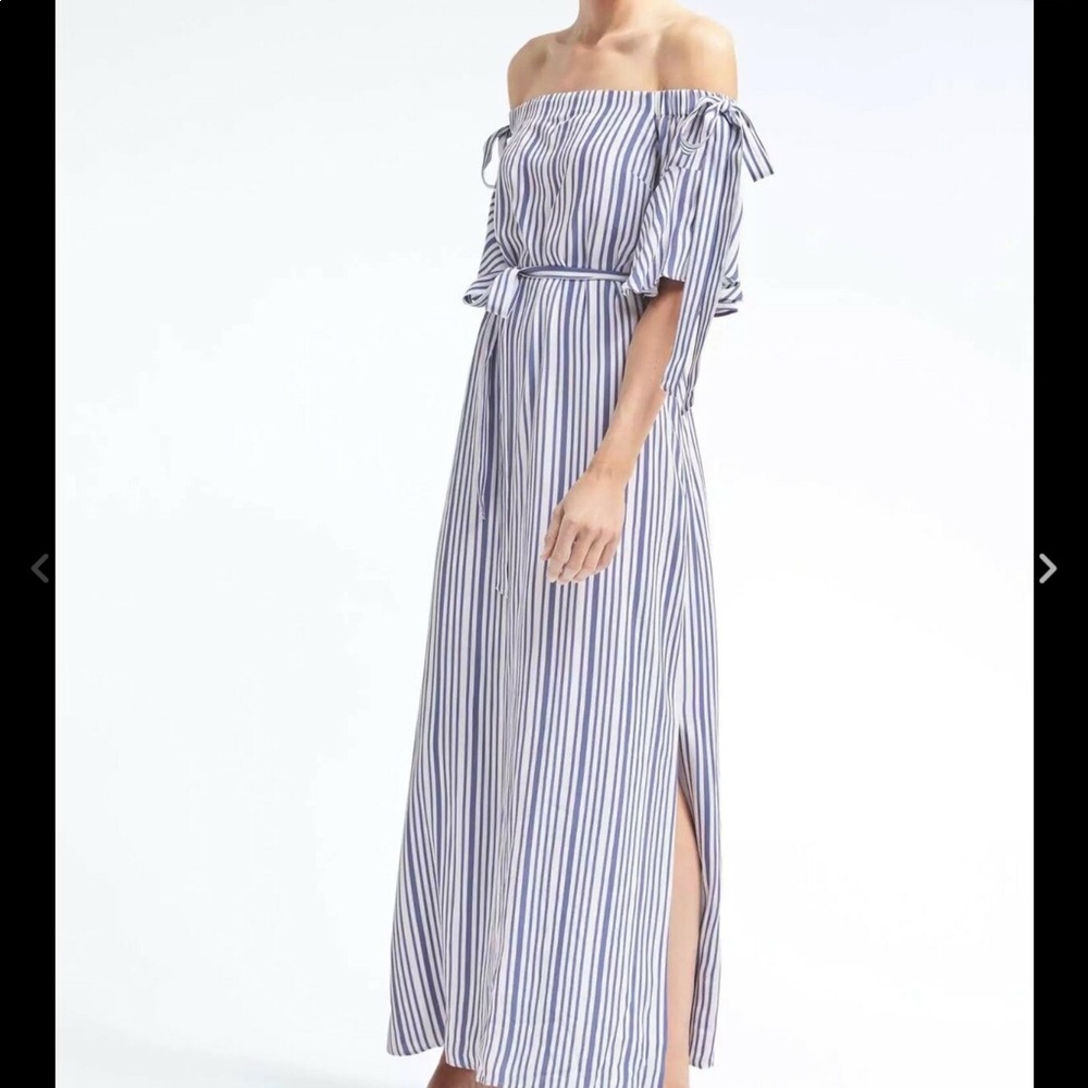 Banana Republic Off-the-Shoulder Maxi Dress